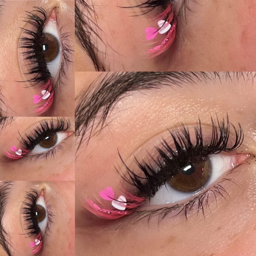 glitter lash/decals ⋆｡°✩
