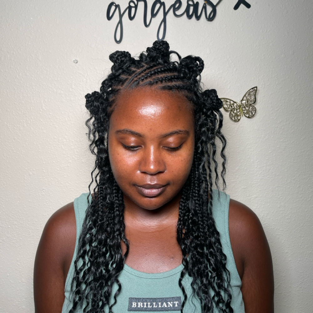 Seamless Feed-In Stitch Braids at KNOT CULTURE by J in Lemon Grove, CA