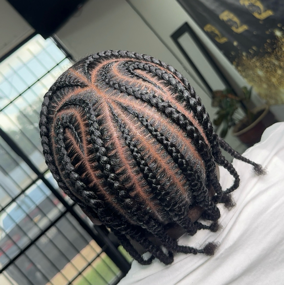 Men’s Braided Design #8 at Slaid & Stitched in Arlington, TX