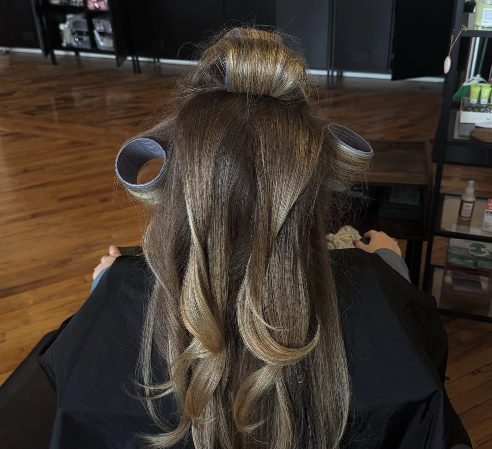 Velcro Roller Set Add On at Styled By Jules in Louisville, KY