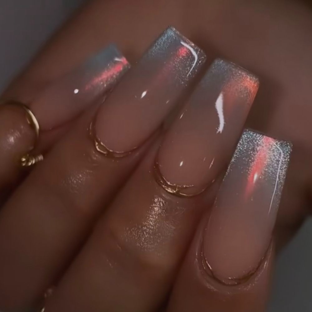 MEDIUM- OMBRE OR FRENCH FULLSET at Beyond Flawless Solutions, LLC in Wylie, TX