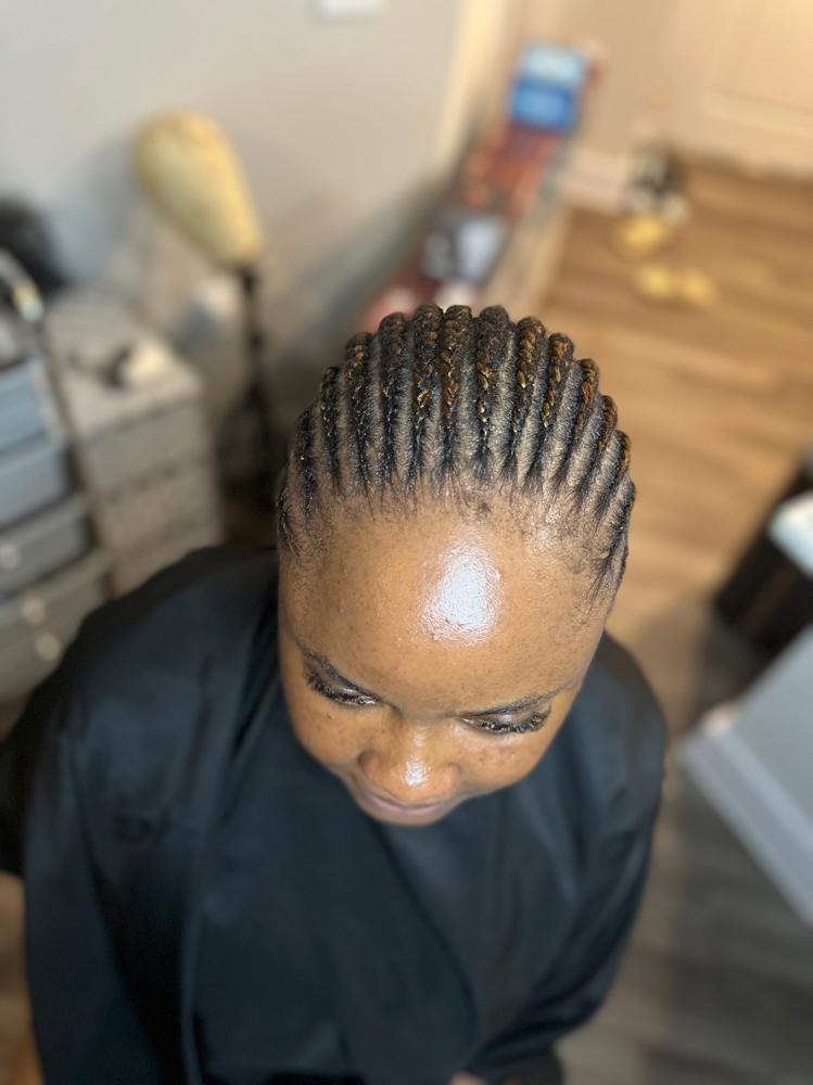 Basic Cornrows (With Extensions)