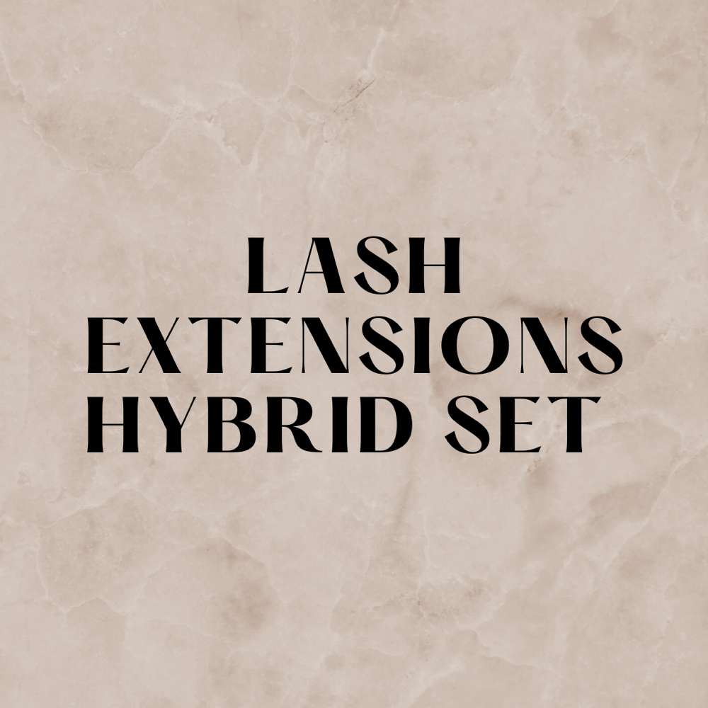 Lash Extensions -Natural/Hybrid Set