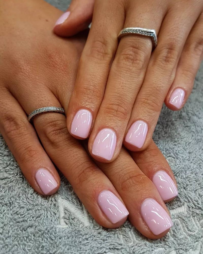 Gel manicure at Ciao Bella Salon in Grandville, MI