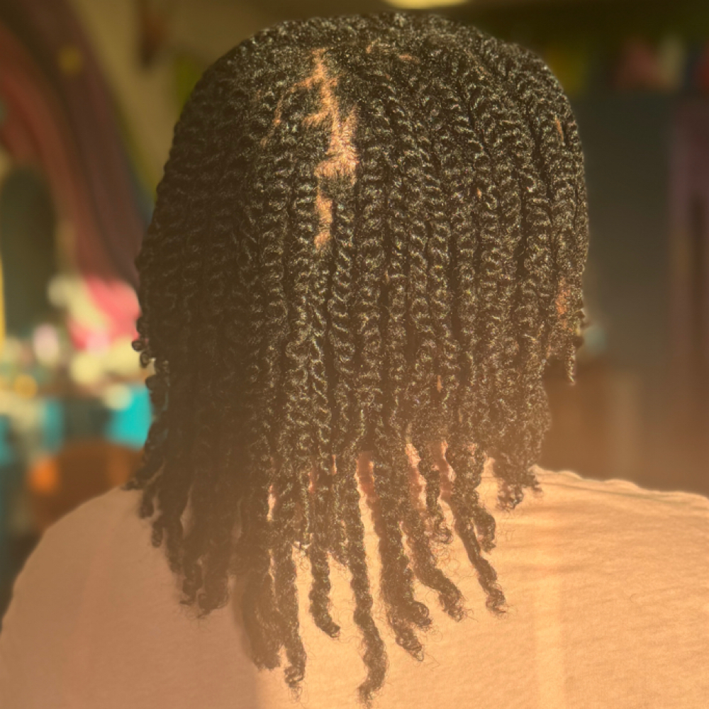 Two Strand Twists at Elle Louise in Gulfport, MS
