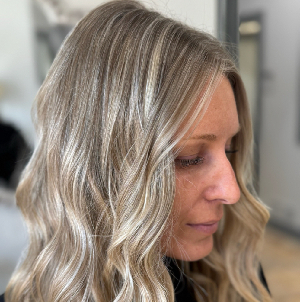 Partial Custom Blonding & Haircut at Bluebonnets & Blondes in Keller, TX
