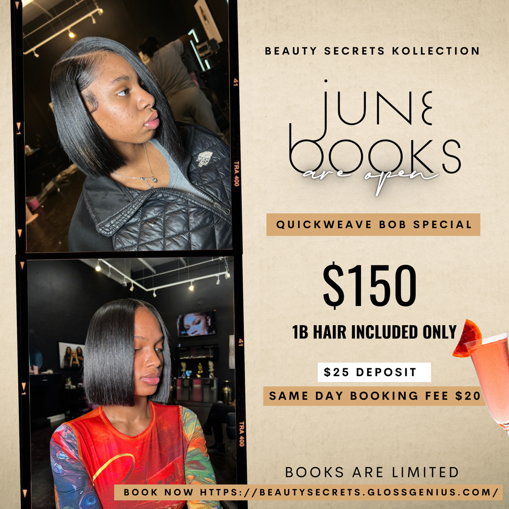 Quickweave Bob/ w HAIR