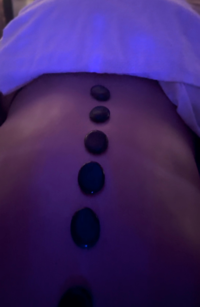 Stress Relief with Hot Stones