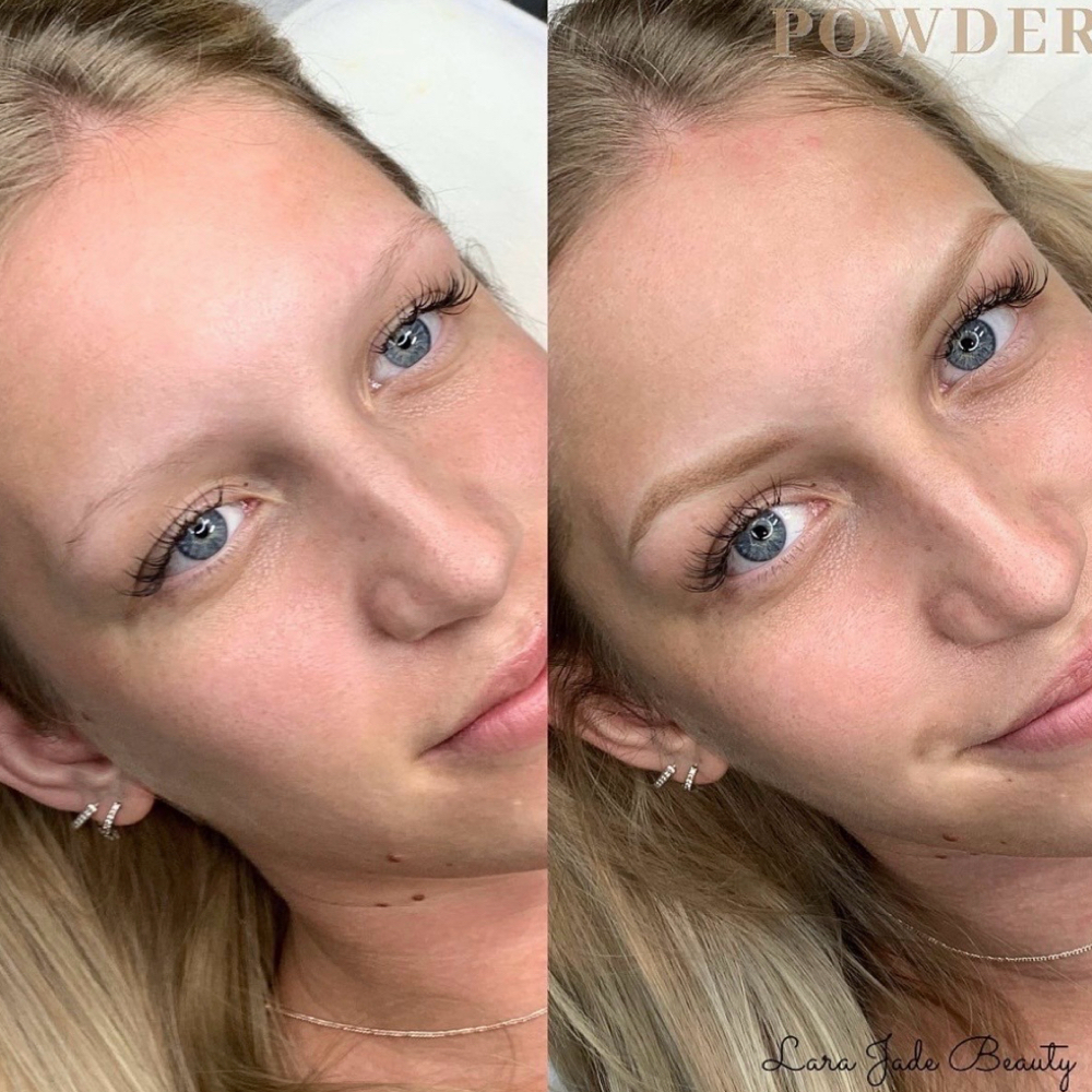 Powder Brow Touch-Up at Golden’s Skin and Ink in Cape Coral, FL