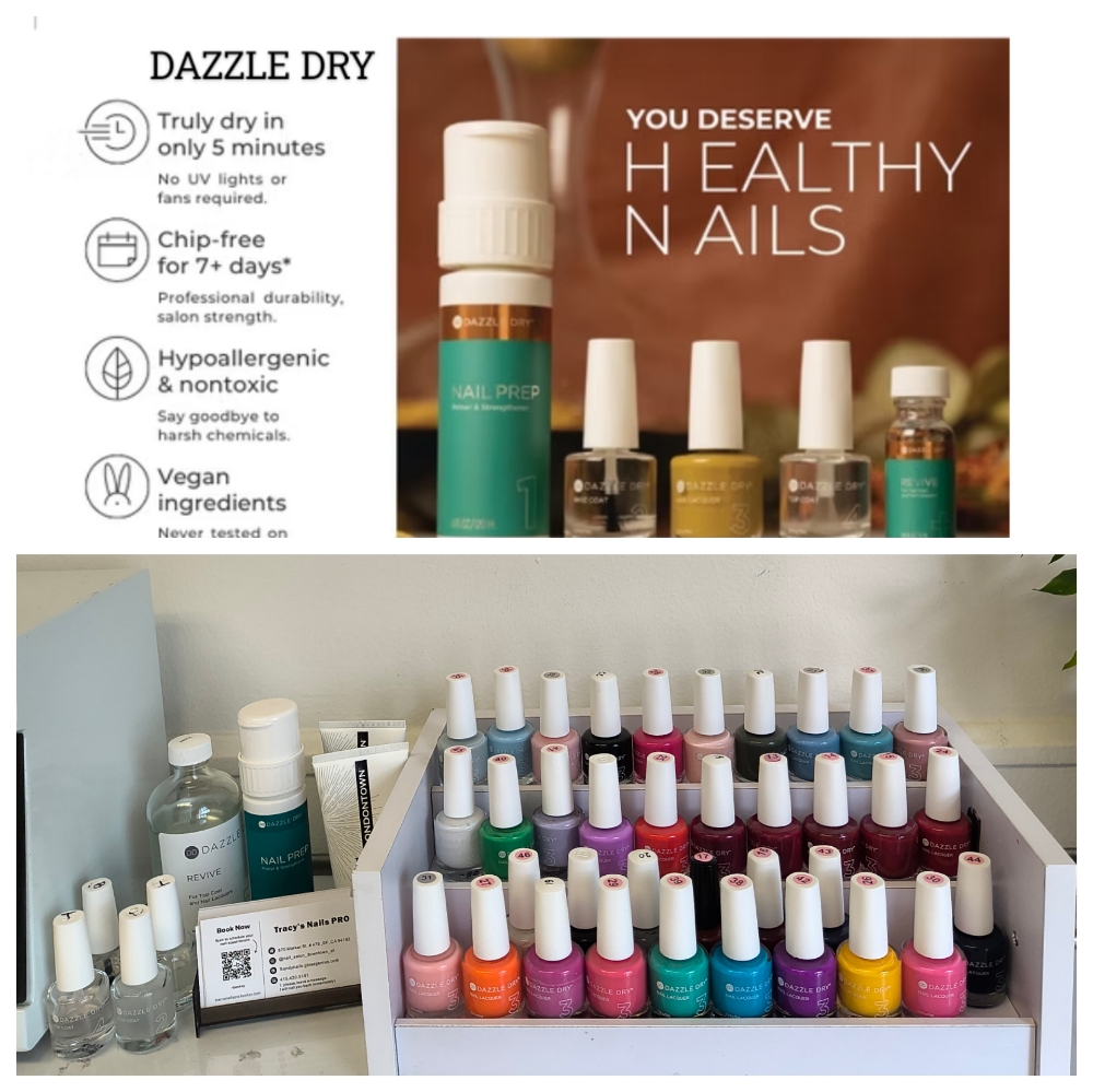 Dazzle Dry Pedicure