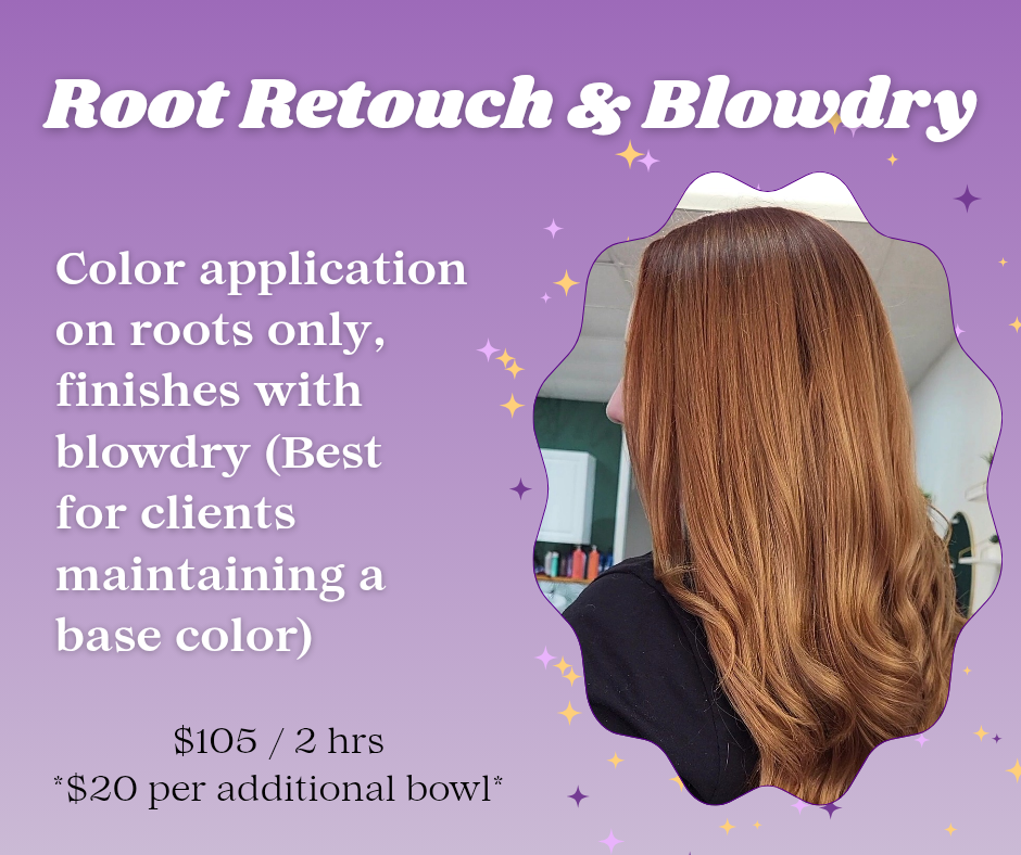 Root Retouch & Blowdry