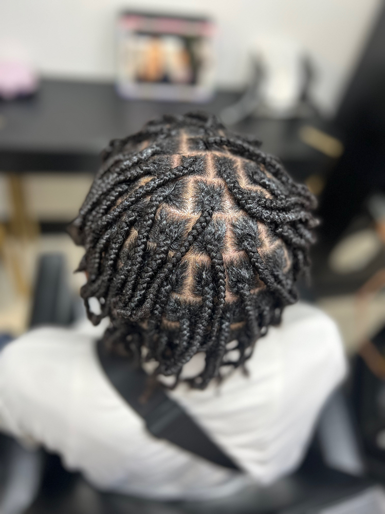 Mens Box Braids