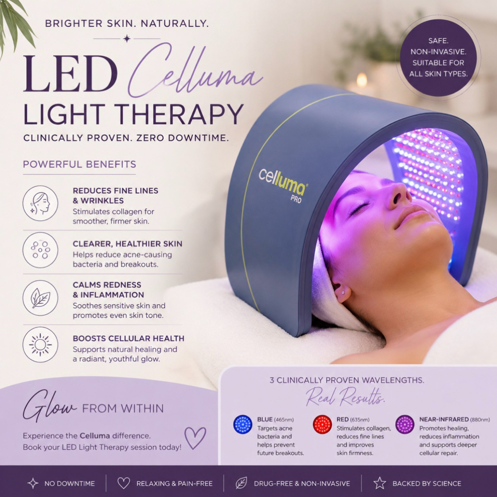 LED Light Therapy at Lash & Luxe Esthetics in Shorewood, IL