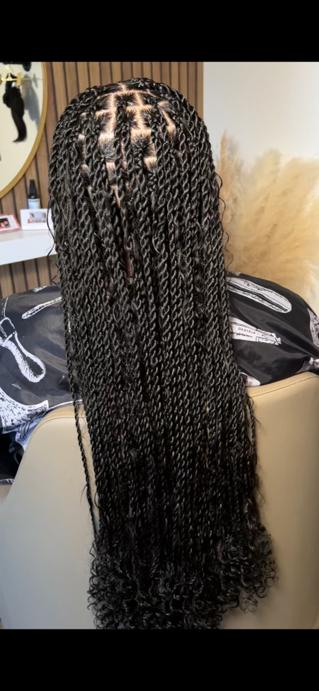 Island Twist With Virgin Curly Hair