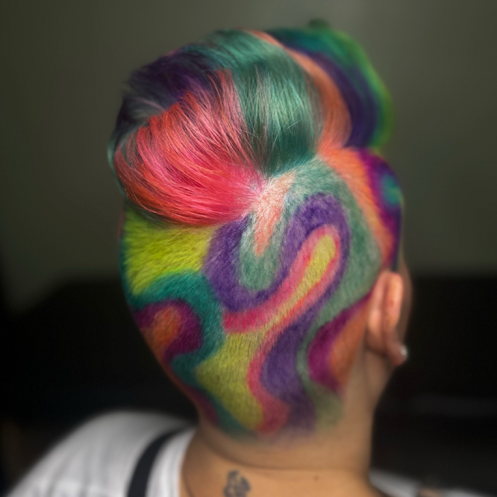 Hair Tattoos at Mix 22 by Babydoll in Spokane, WA