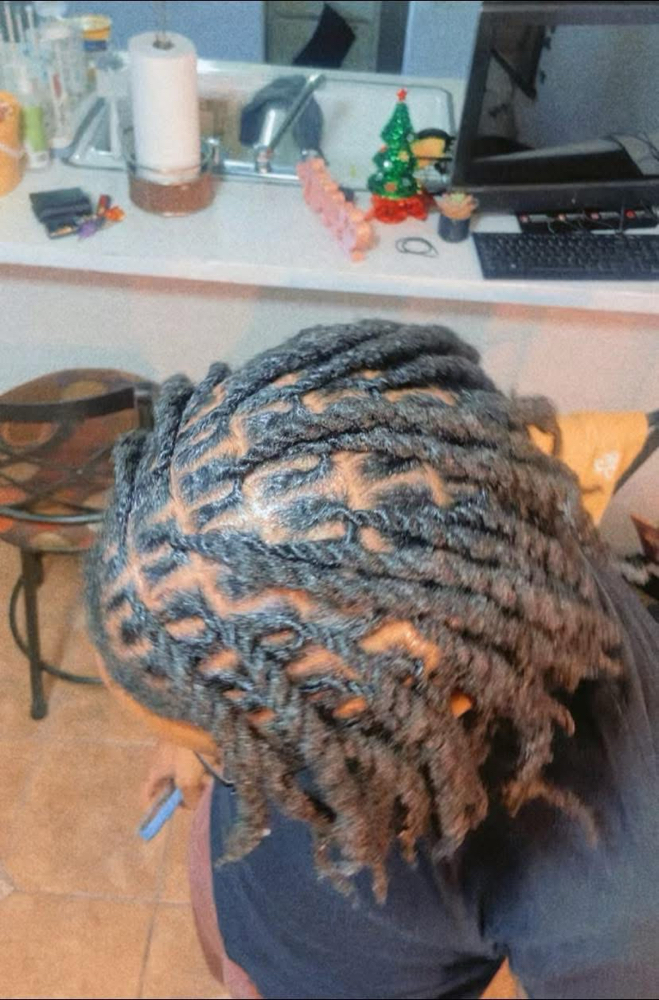 Dreads Retwist Two Strand