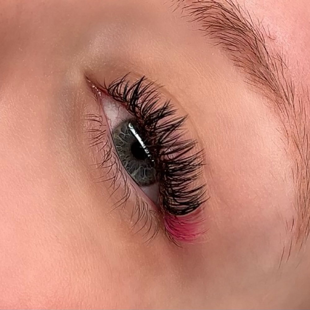 Colored Accent Lashes at Slayed by Sabrina in Cheyenne, WY