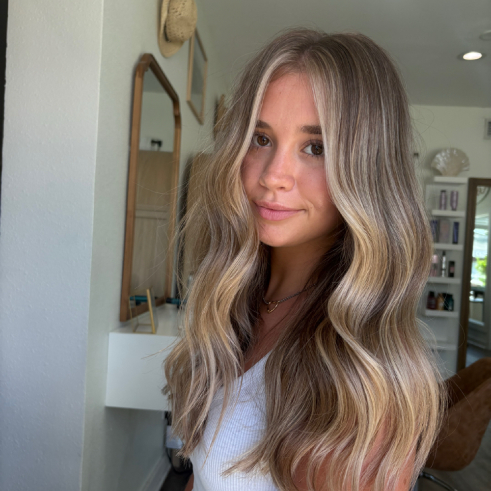 Anna - Partial Balaygage + Haircut at CoastalHair&CO in Tampa, FL