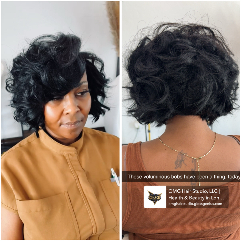 Voluminous, Closure Bonded Bob at OMG Hair Studio, LLC in Longview, TX