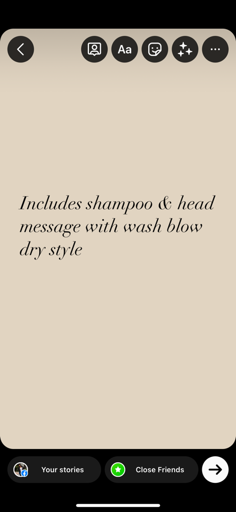 Shampoo/style