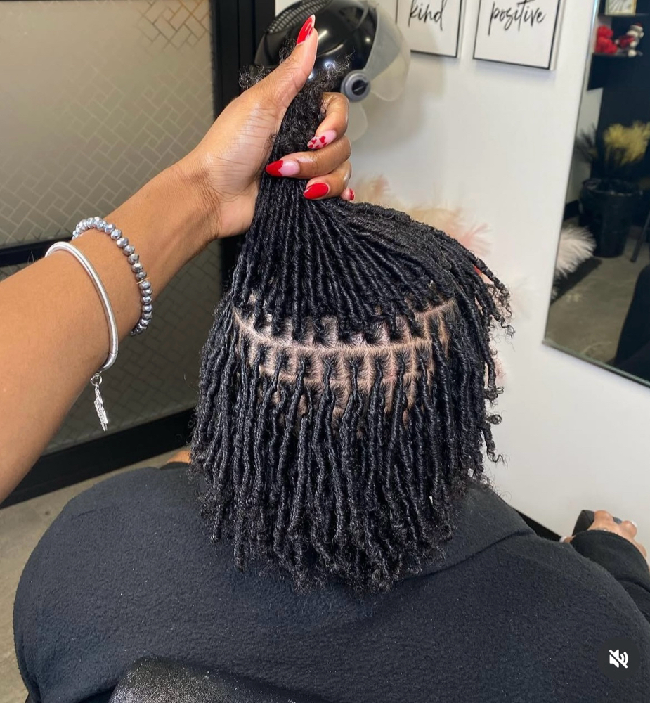 Starter locs (long hair-small) at Otusbeauty in Greenbelt, MD