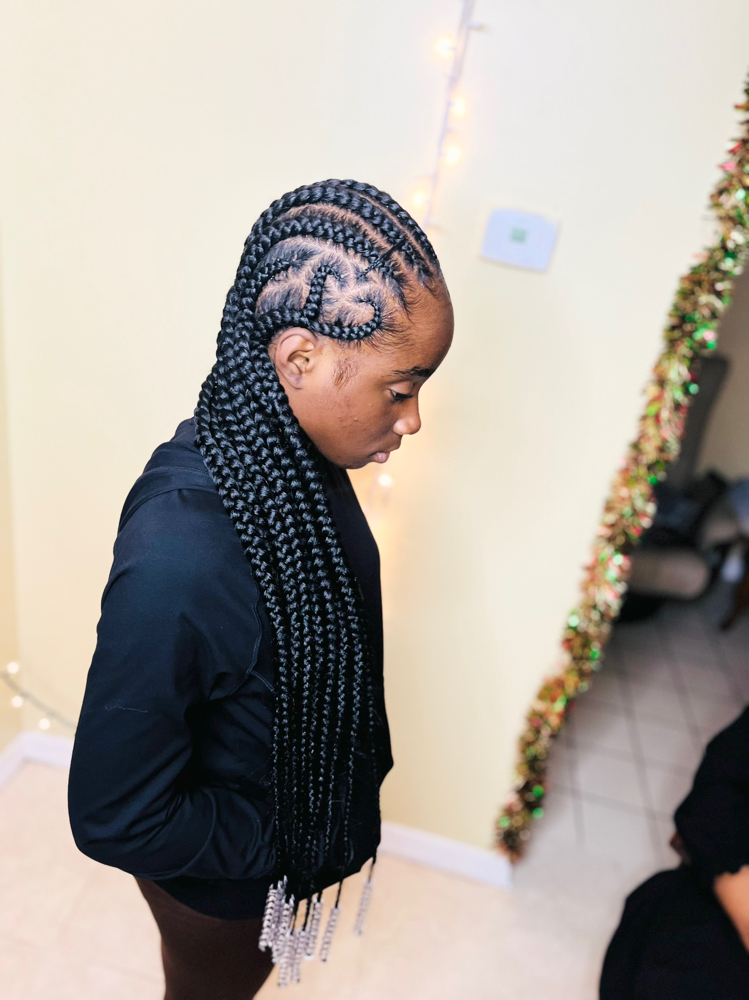Feedins Cornrows Any Length