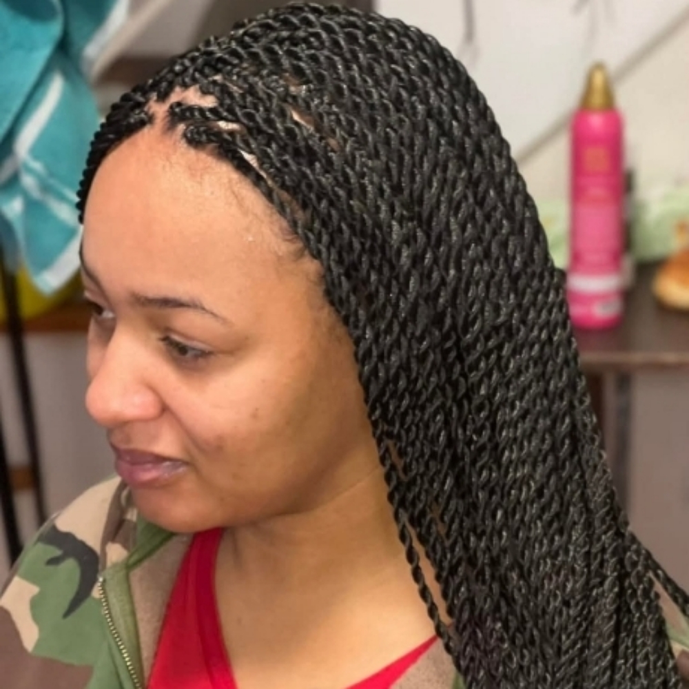 Senegalese Twists at Ms K Hair Braiding in Cincinnati, OH