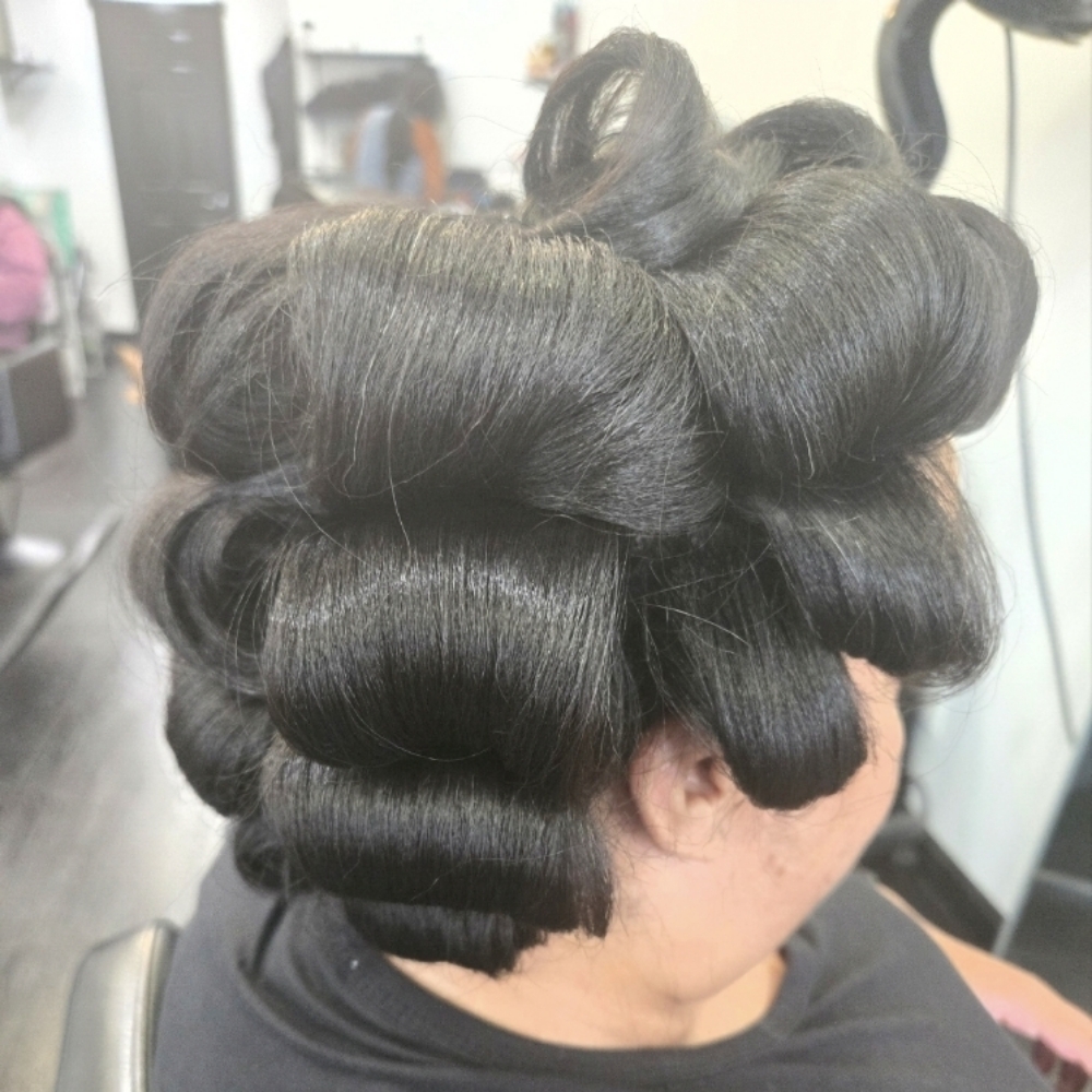 Virgin Relaxer & Style at Simply Styled by Stacey in Brooklyn, NY