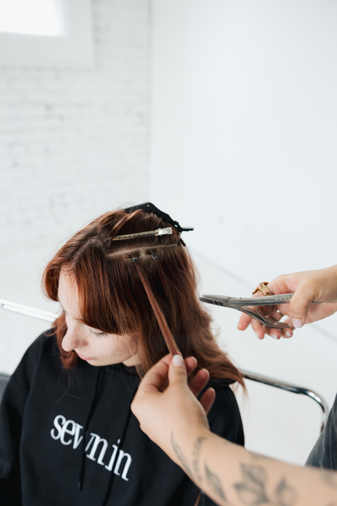 Hair Extension Fitting