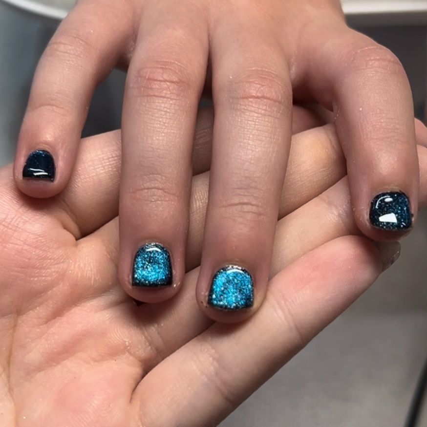Kids Gel Manicure at Main St. Barber & Beauty Lounge in Weatherford, TX