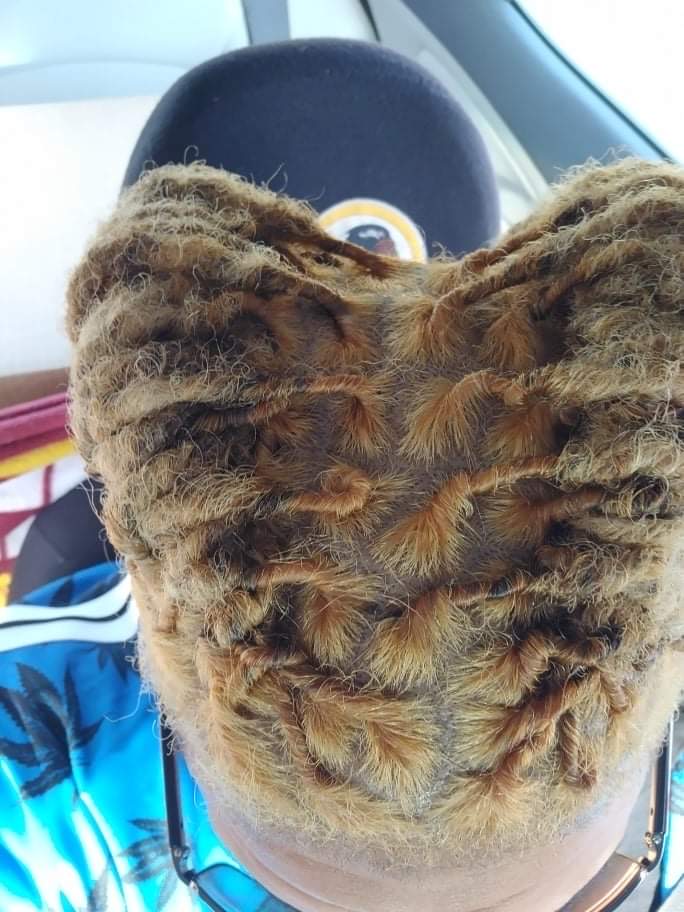 Bleach at Layla’s Locs of Luv in Palmyra, VA