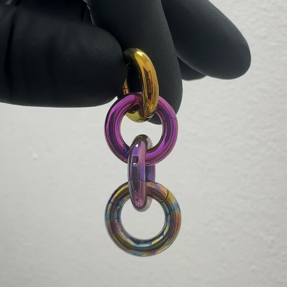 Titanium Anodizing at Zoe Ivanna Piercer in San Antonio, TX