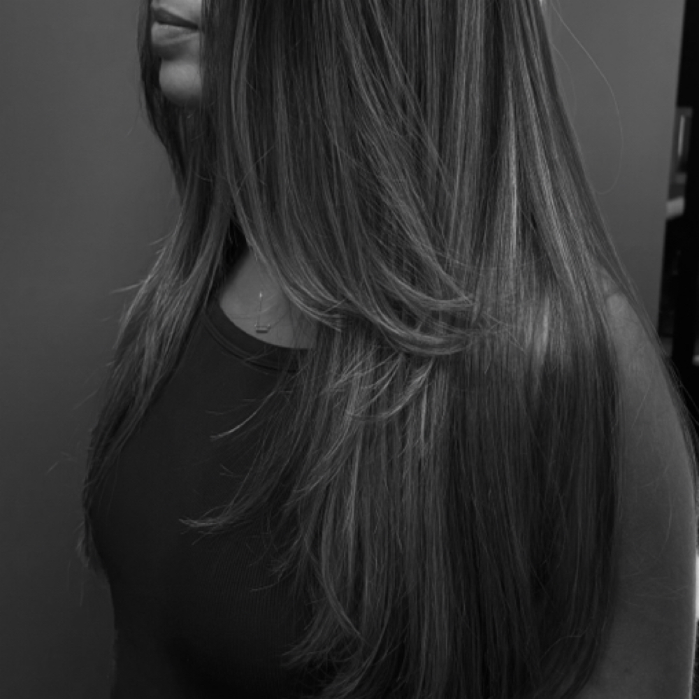 milbon anti-frizz treatment at hairxellarose in Kansas City, MO