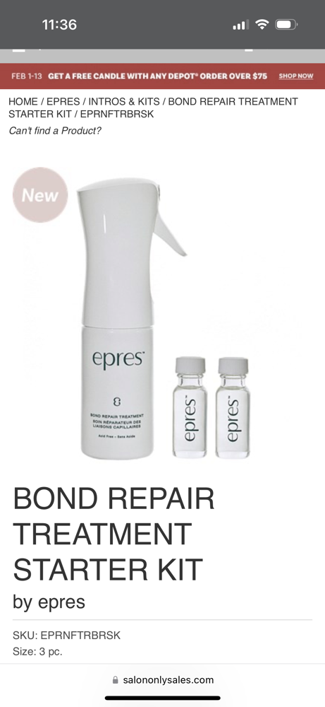 Bond Repair - ADD ON