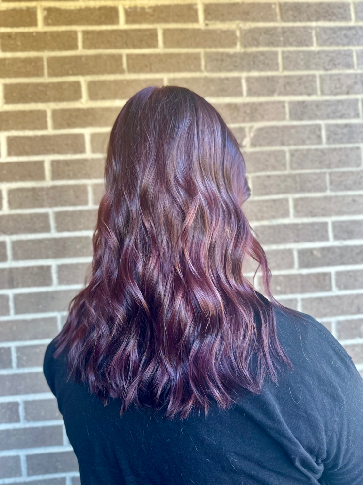 color retouch + haircut
