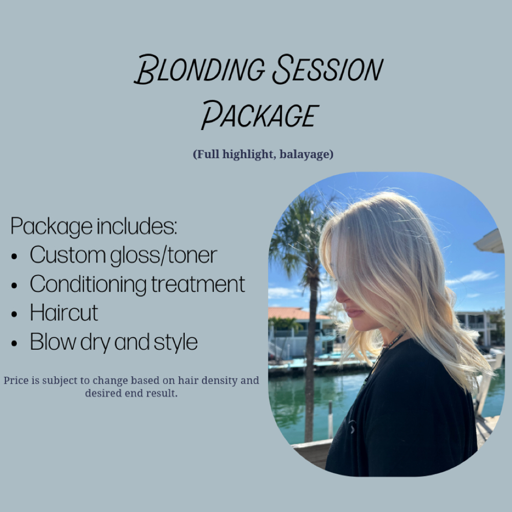 Blonding Session Package at Styled by Melisa in Summerland key, FL