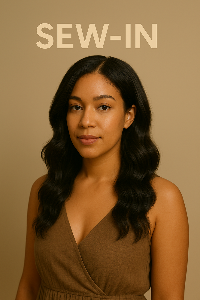 Partial-Head Traditional Sew-In wit