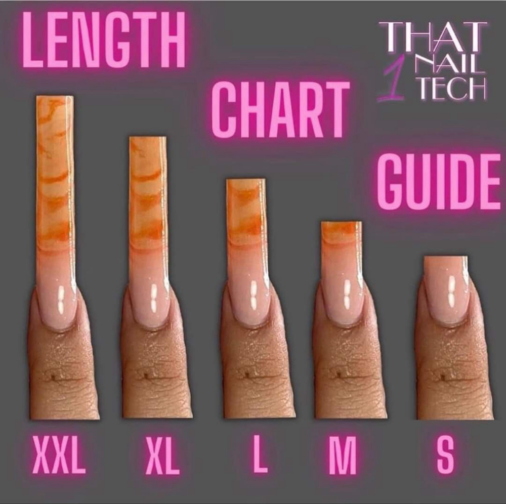 Acrylic Length XL at La Cherry Nails in Lincoln, NE