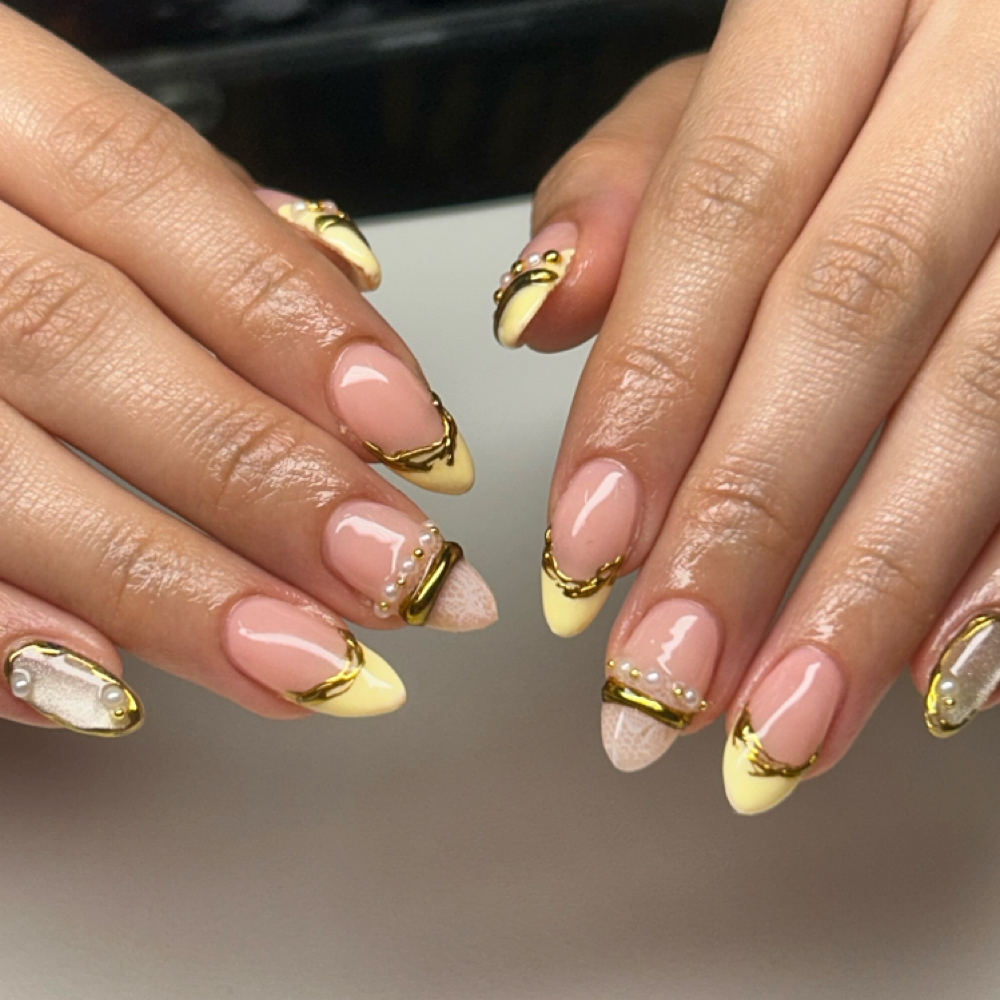 Complex Builder Gel Manicure at Glamour Salon in Garden City, KS