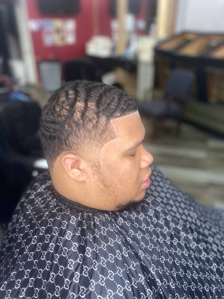 Temple Fade (Without Beard)