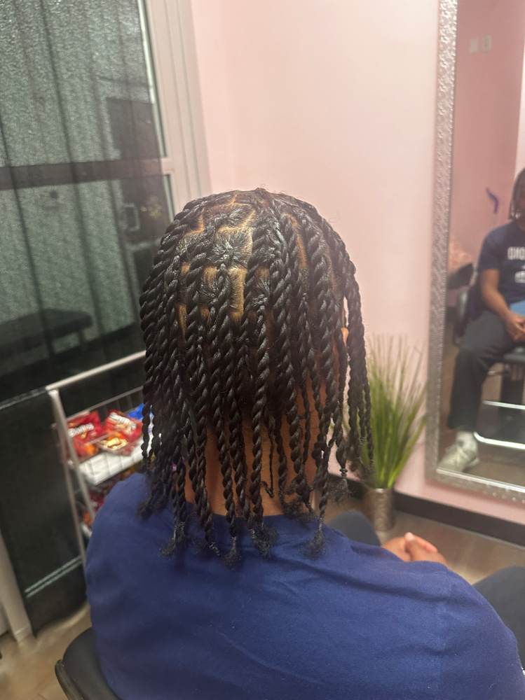 Boys Two Strand Twist Long