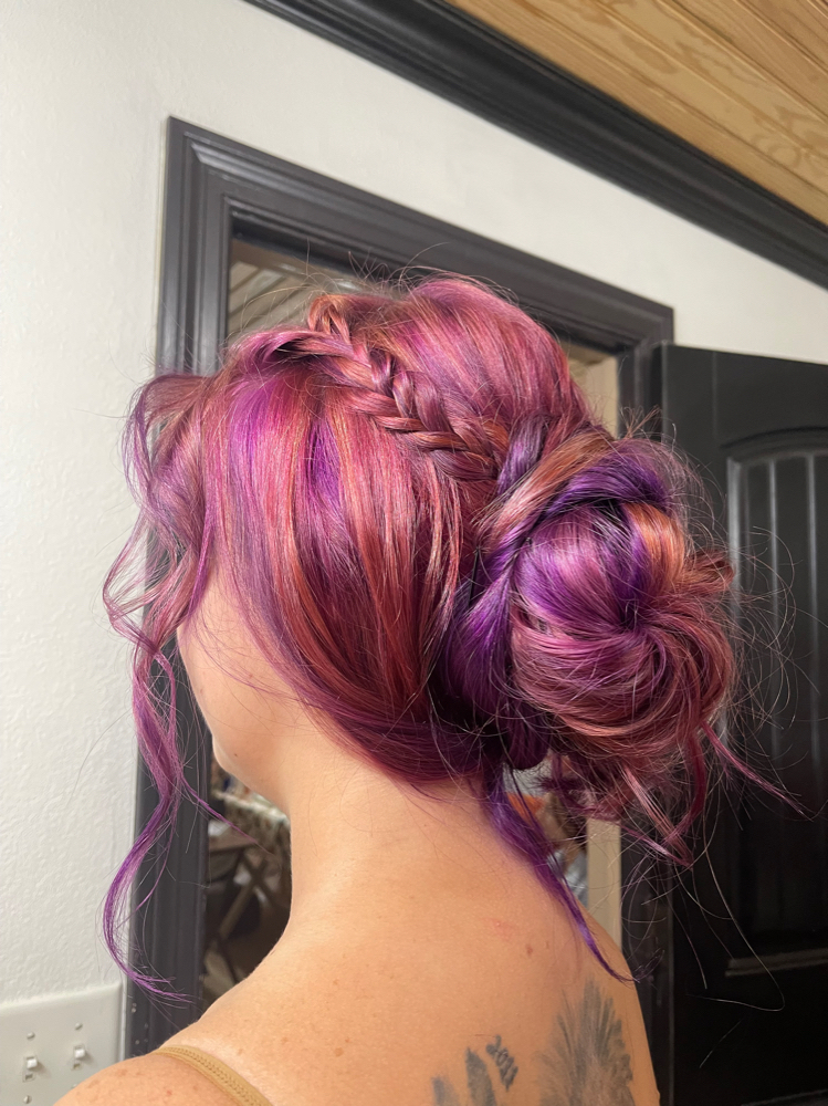 Special Ocasion Updo at Retro Hair Vibes in Clarksville, TN