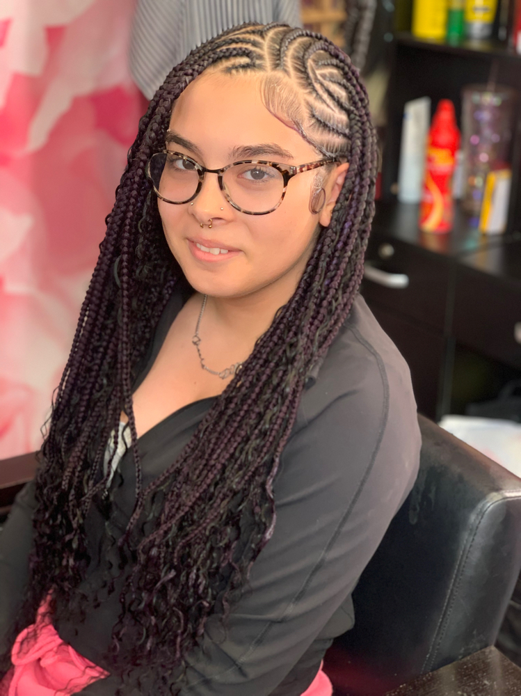 Twisted Fulani Braids at The Braid Bar in Orlando, FL
