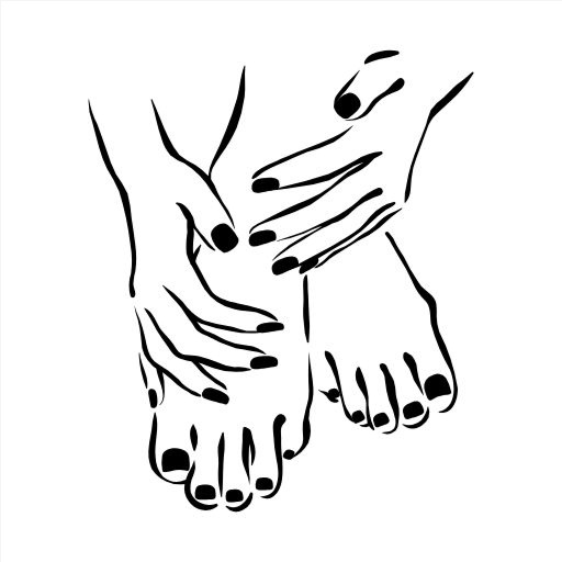 Shellac Toe Polish at Rumors Hair & Nail Salon in Burton, MI