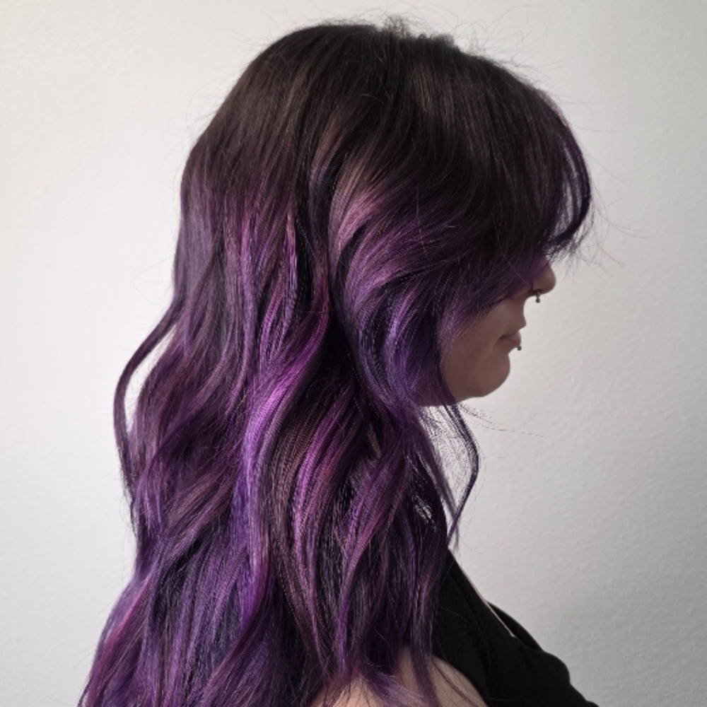 Vivids - All Over Color at Lavender Lane Salon in North Richland Hills, TX