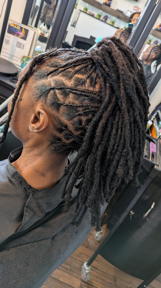Loc Retwist at Authentic Hair Co in Wichita, KS