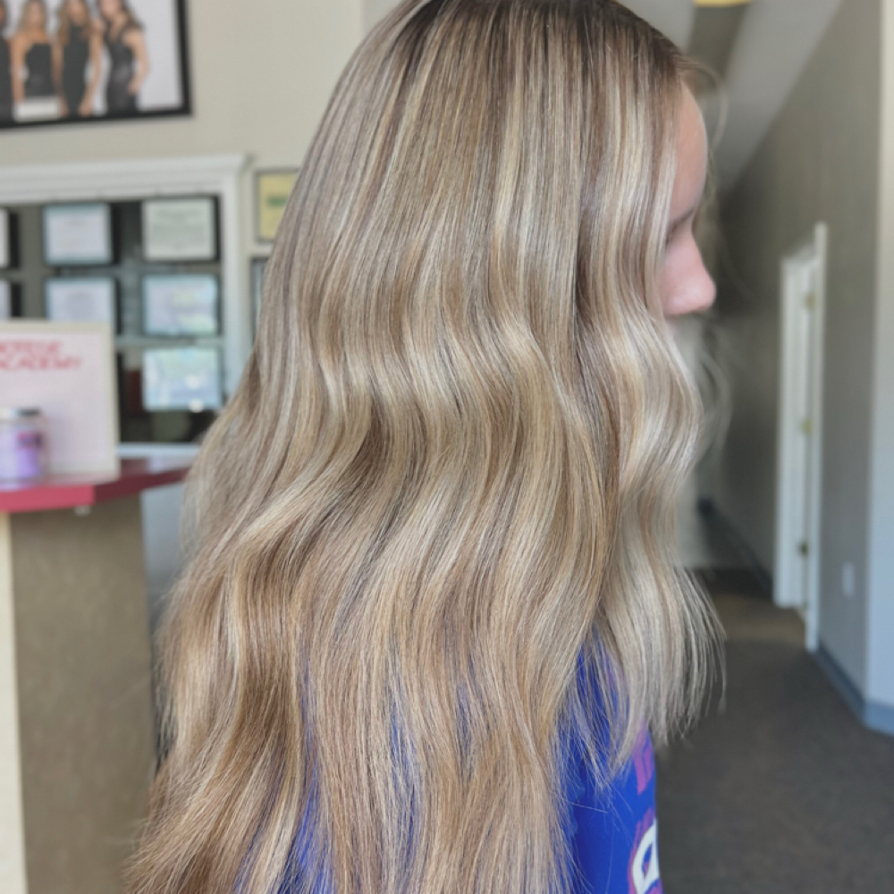 Partial Highlight And Lowlight at Theblondebarbiee in Alma, MI