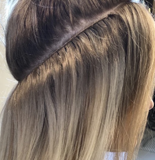 Beaded Weft Sewn Extensions