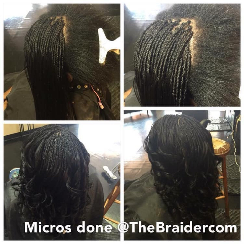 micro braids at TheBraider Hair Academy in Duncanville, TX