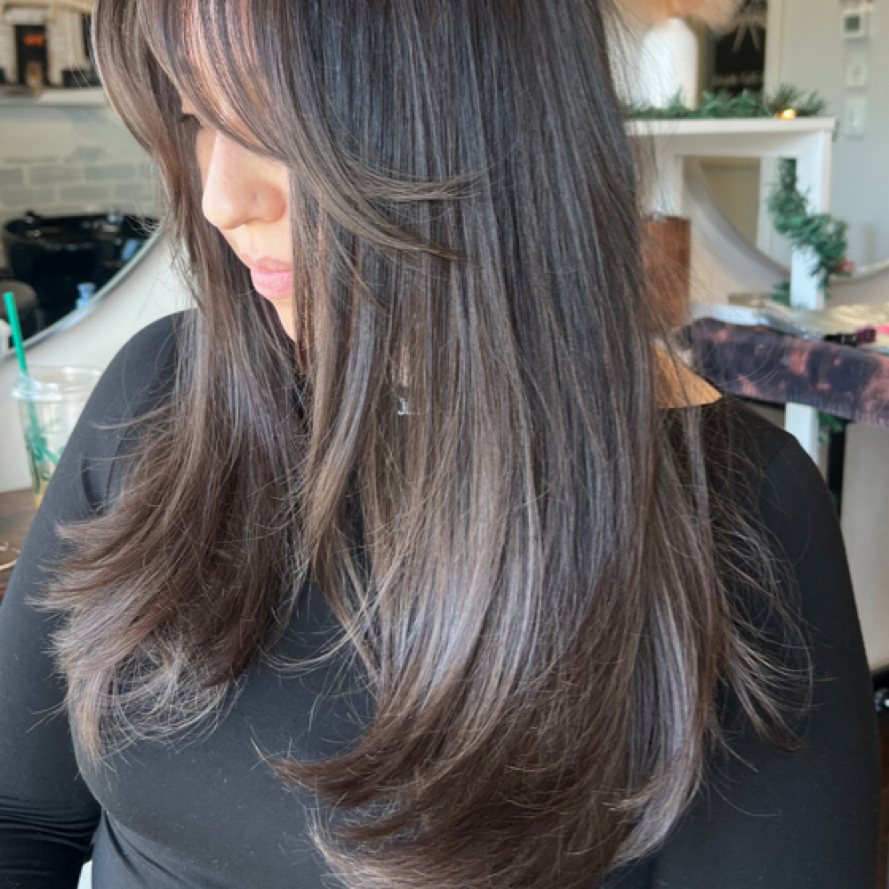 Glaze + Blowout at Hair By Alexa in 11758